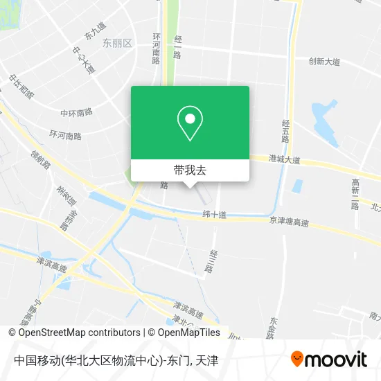 中国移动(华北大区物流中心)-东门地图