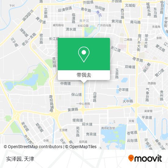 实泽园地图
