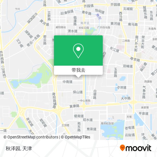 秋泽园地图