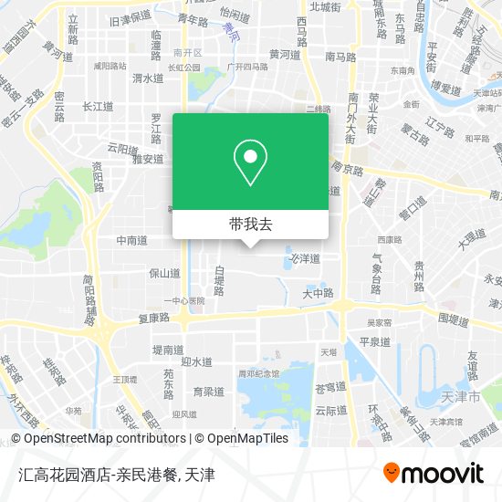 汇高花园酒店-亲民港餐地图