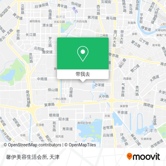 馨伊美容生活会所地图