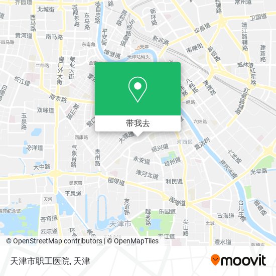 天津市职工医院地图