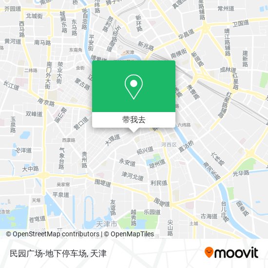 民园广场-地下停车场地图