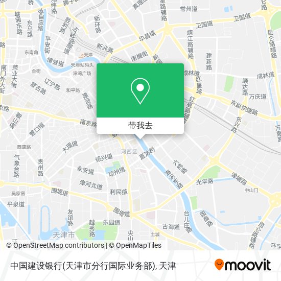 中国建设银行(天津市分行国际业务部)地图