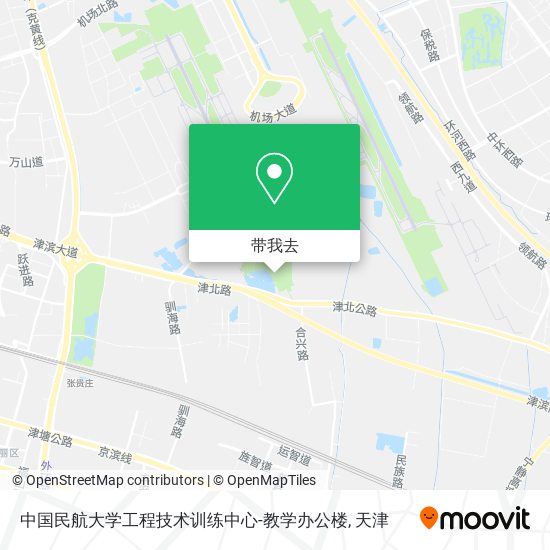 中国民航大学工程技术训练中心-教学办公楼地图