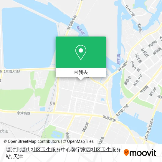 塘沽北塘街社区卫生服务中心馨宇家园社区卫生服务站地图