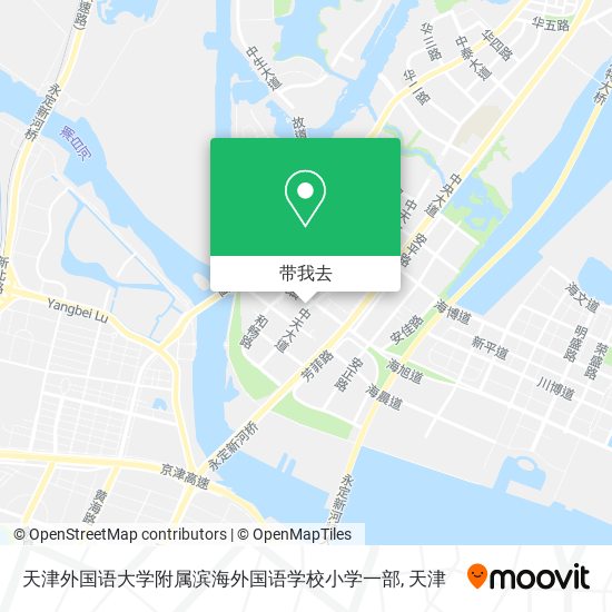天津外国语大学附属滨海外国语学校小学一部地图