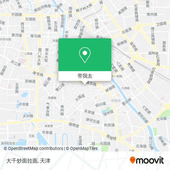 大千炒面拉面地图