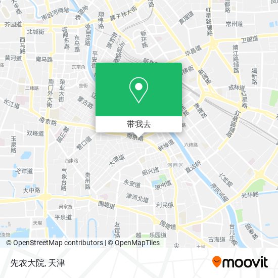 先农大院地图