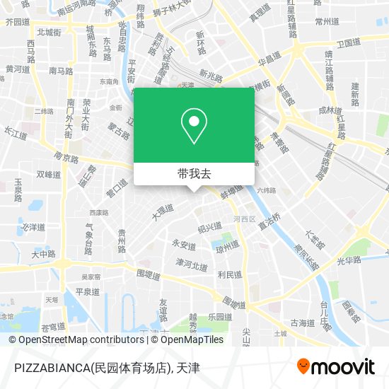 PIZZABIANCA(民园体育场店)地图