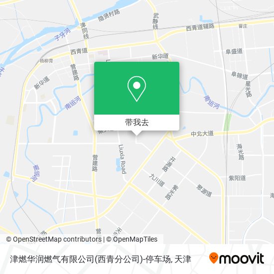 津燃华润燃气有限公司(西青分公司)-停车场地图