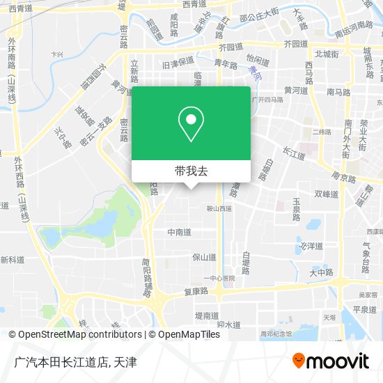 广汽本田长江道店地图