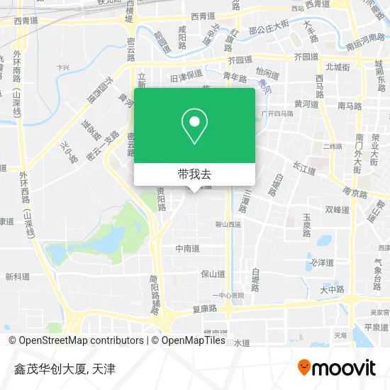鑫茂华创大厦地图