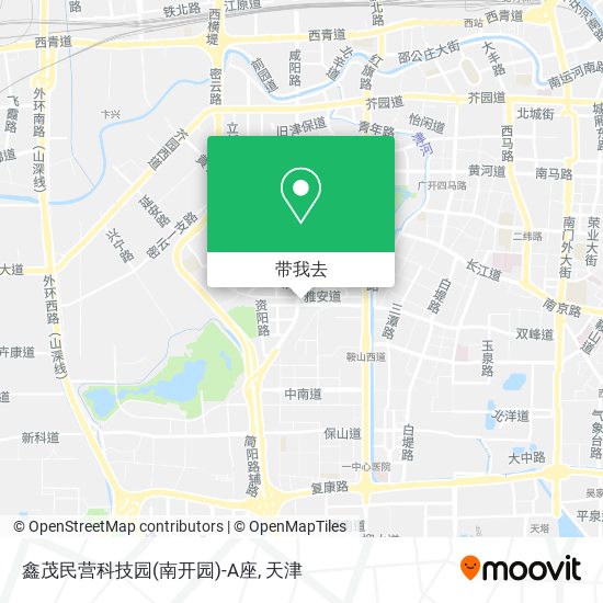 鑫茂民营科技园(南开园)-A座地图