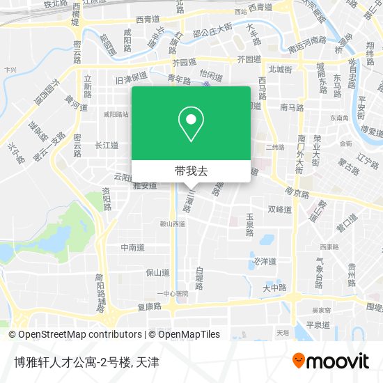 博雅轩人才公寓-2号楼地图