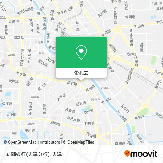 新韩银行(天津分行)地图