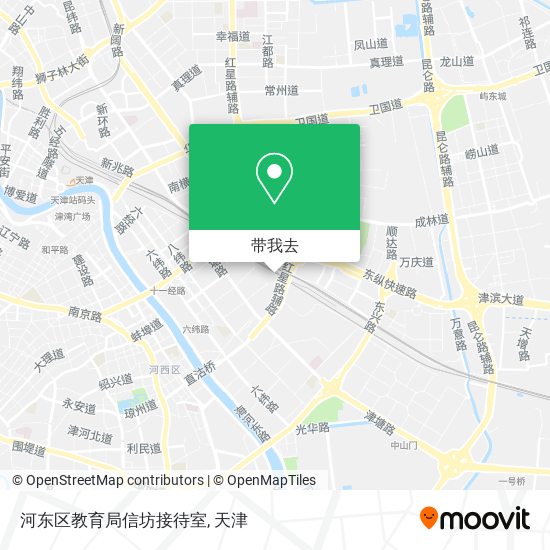 河东区教育局信坊接待室地图
