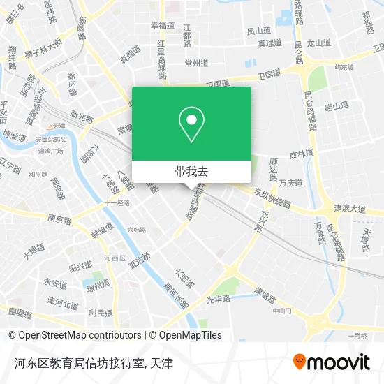河东区教育局信坊接待室地图