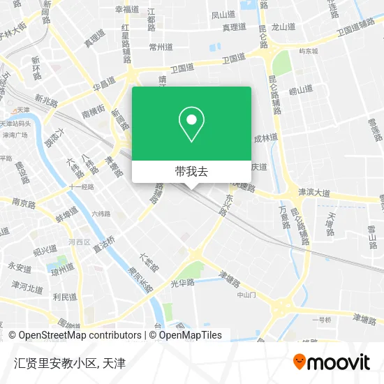 汇贤里安教小区地图