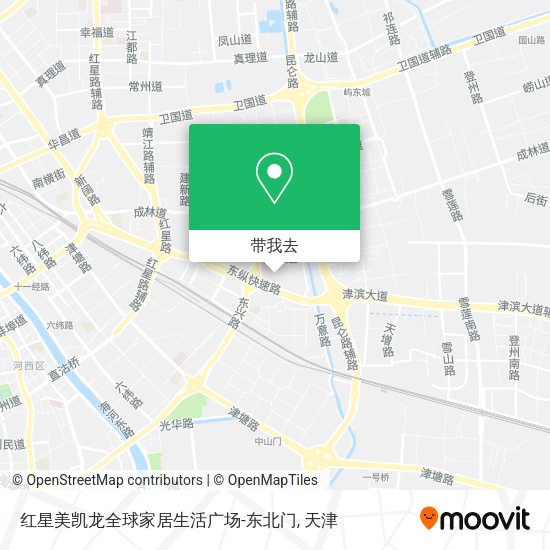 红星美凯龙全球家居生活广场-东北门地图