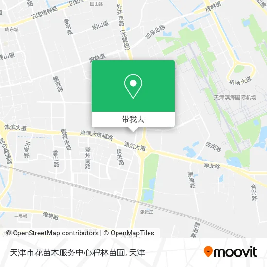 天津市花苗木服务中心程林苗圃地图