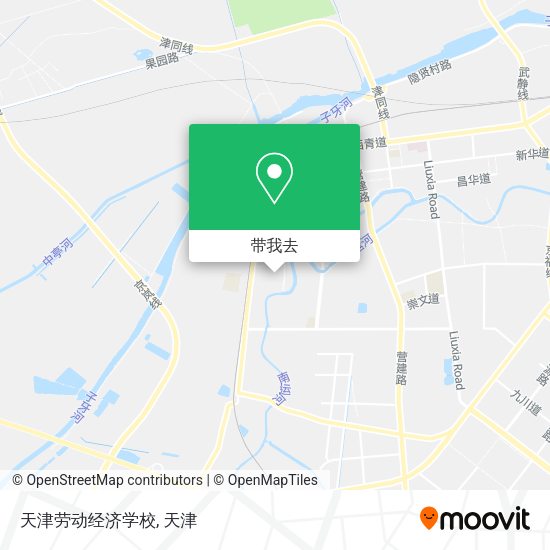 天津劳动经济学校地图