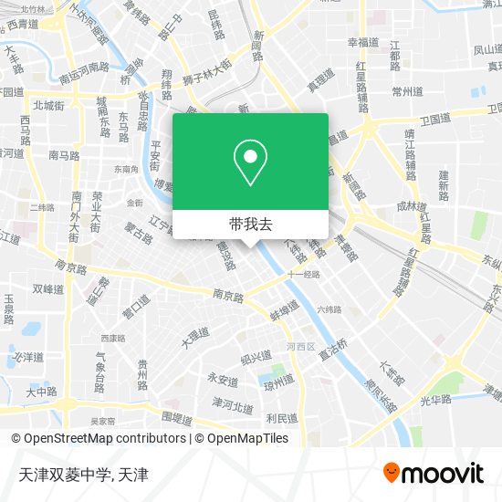 天津双菱中学地图