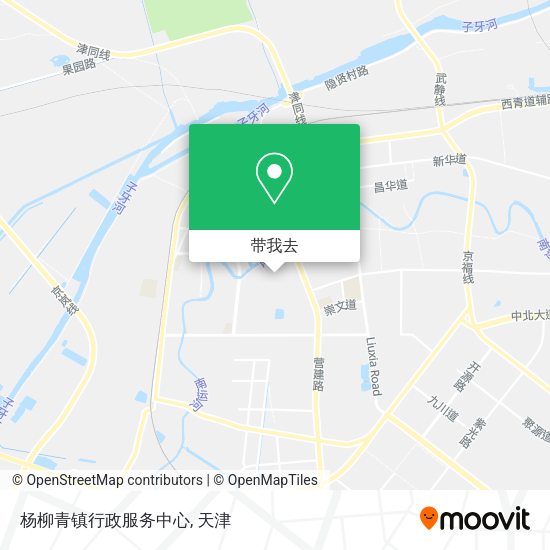 杨柳青镇行政服务中心地图