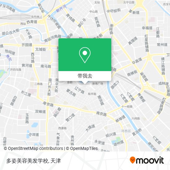 多姿美容美发学校地图