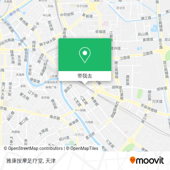 雅康按摩足疗堂地图