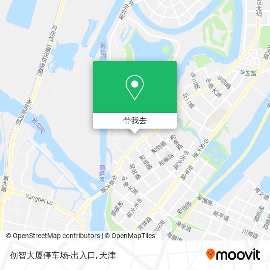 创智大厦停车场-出入口地图