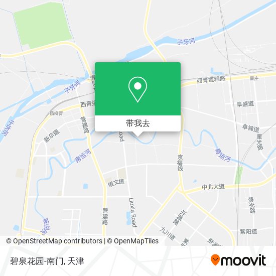碧泉花园-南门地图