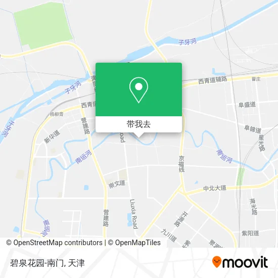 碧泉花园-南门地图