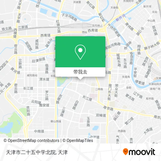 天津市二十五中学北院地图