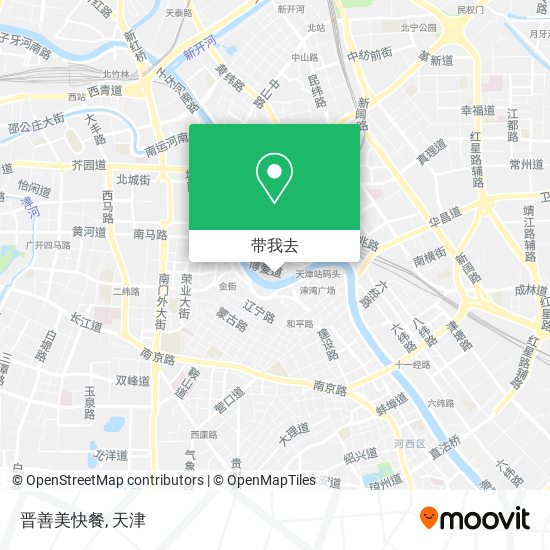 晋善美快餐地图