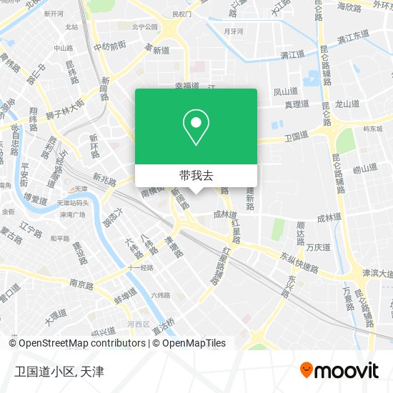 卫国道小区地图
