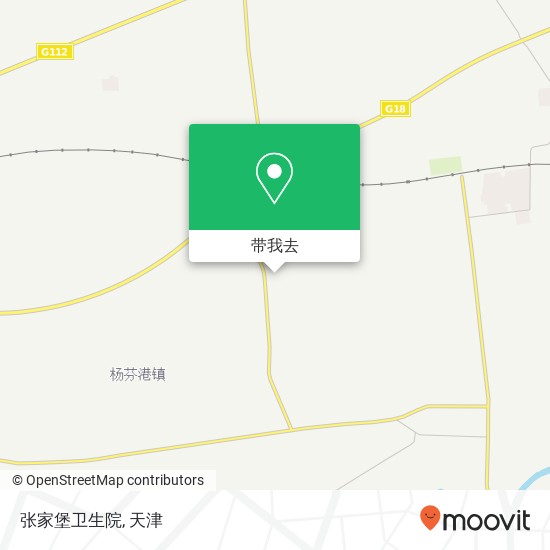张家堡卫生院地图