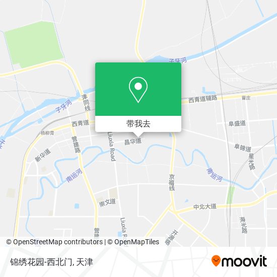 锦绣花园-西北门地图
