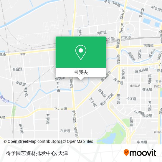 得予园艺资材批发中心地图