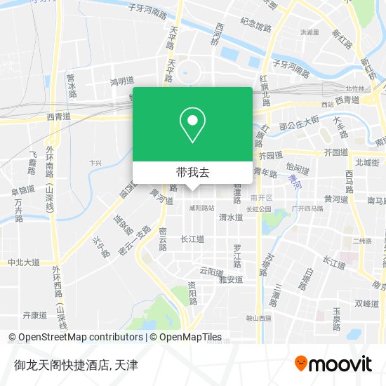 御龙天阁快捷酒店地图
