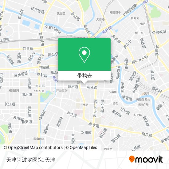 天津阿波罗医院地图