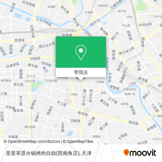 星星草原火锅烤肉自助(西南角店)地图