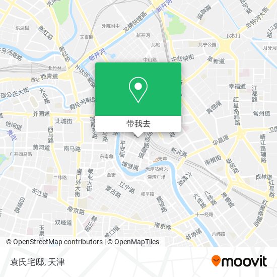 袁氏宅邸地图