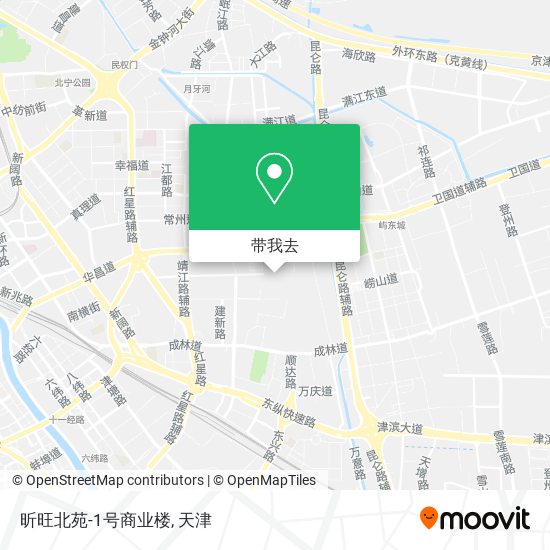 昕旺北苑-1号商业楼地图