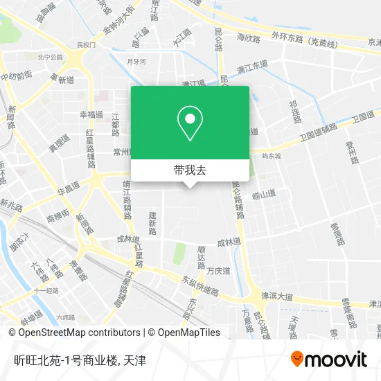 昕旺北苑-1号商业楼地图