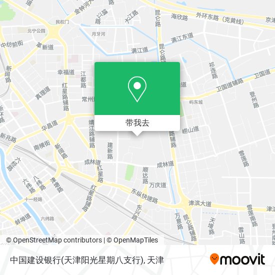 中国建设银行(天津阳光星期八支行)地图