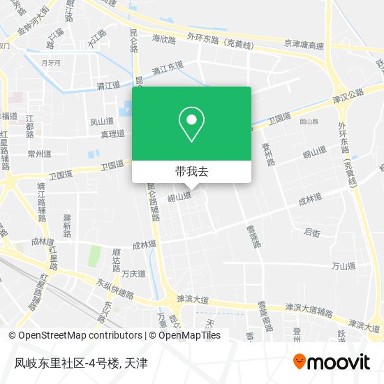 凤岐东里社区-4号楼地图