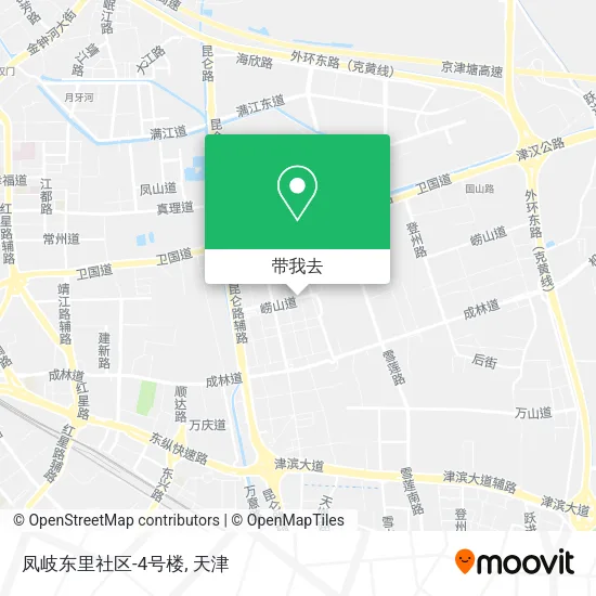 凤岐东里社区-4号楼地图