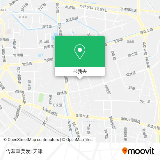 含羞草美发地图