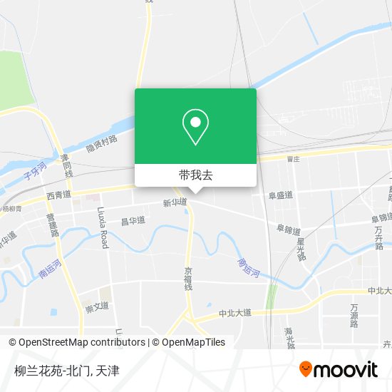 柳兰花苑-北门地图